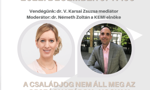 KEMI est: A családjog nem áll meg az országhatáron - hogyan segíthet a mediáció a nemzetközi családjogi ügyekben?