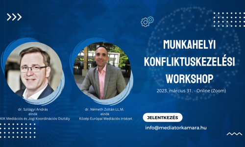 Munkahelyi konfliktuskezelési workshop