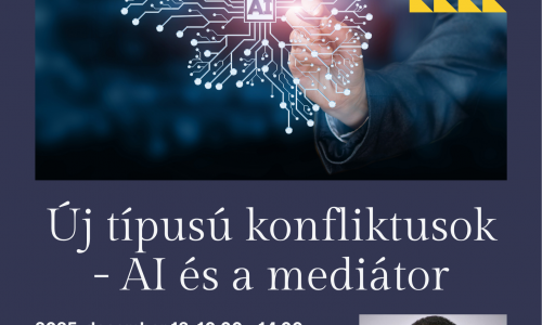 AI és a mediátor - kreditpontos továbbképzés