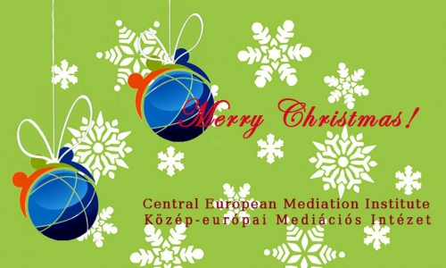 Boldog karácsonyt és Mediációban Gazdag Boldog Új évet kíván a Közép Európai Mediációs Intézet!
